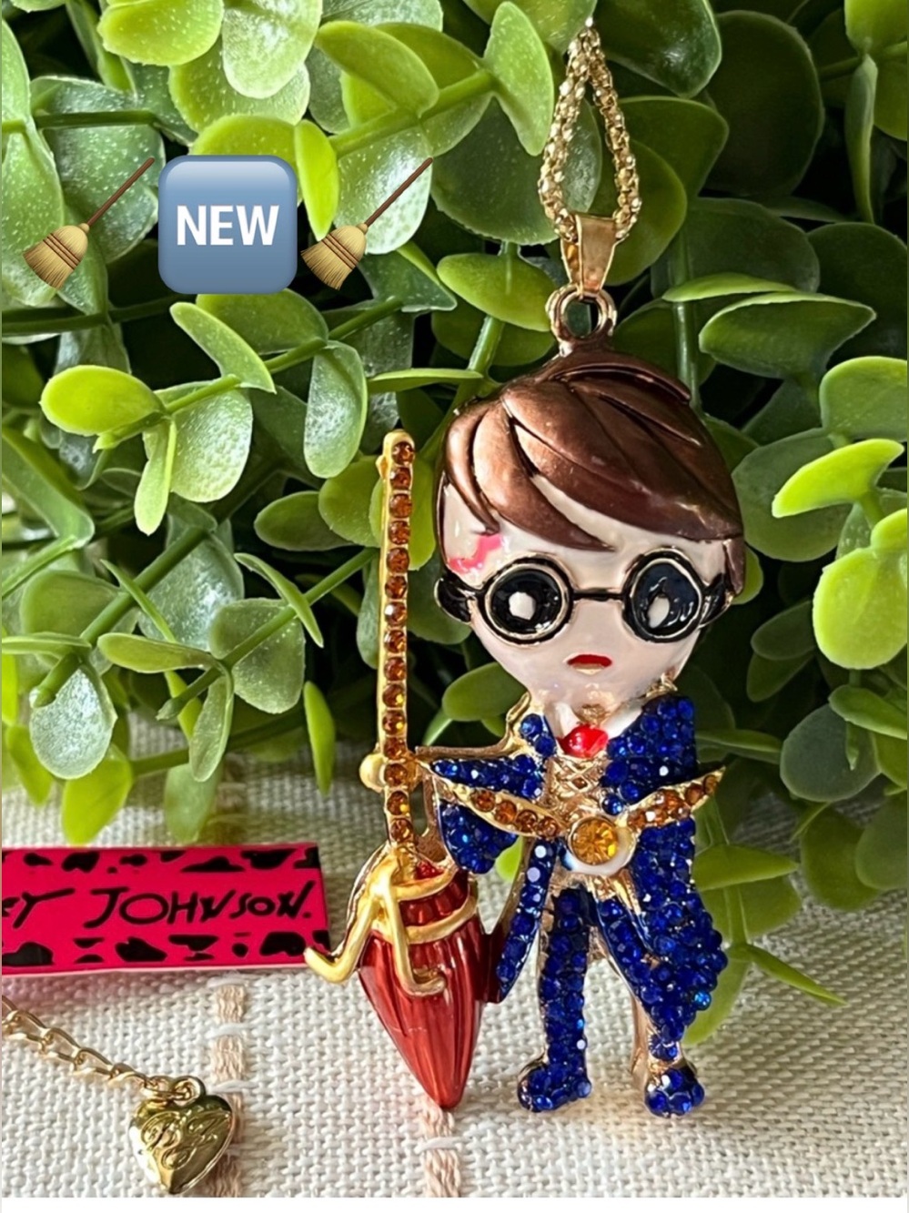Betsey Johnson Harry Potter Character  Design Pendant Necklace 🧹🆕🧹